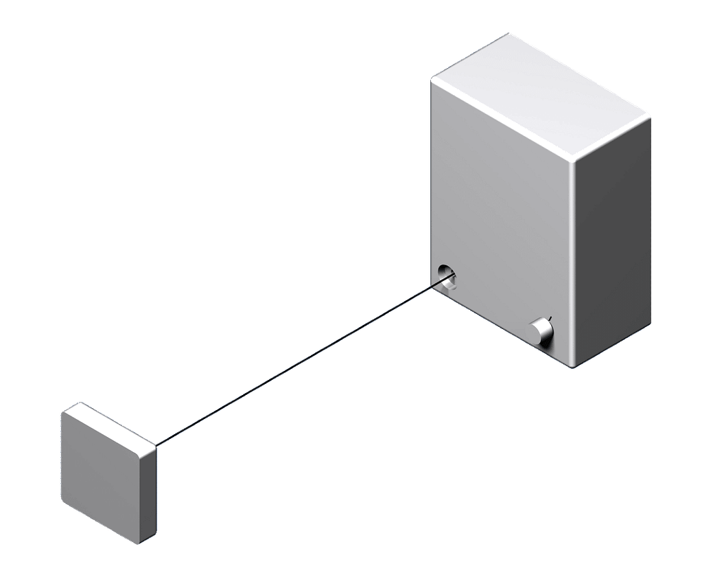 Ausziehbare Wäscheleine