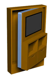 Schrankbett mit Schrankwand