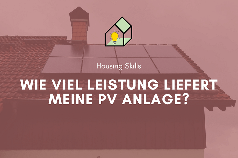 Beitragsbild Leistung PV Anlage