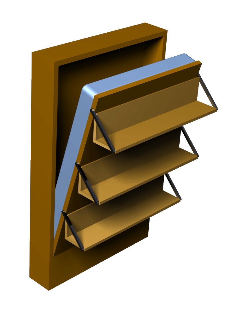 Schrankbett mit Regal